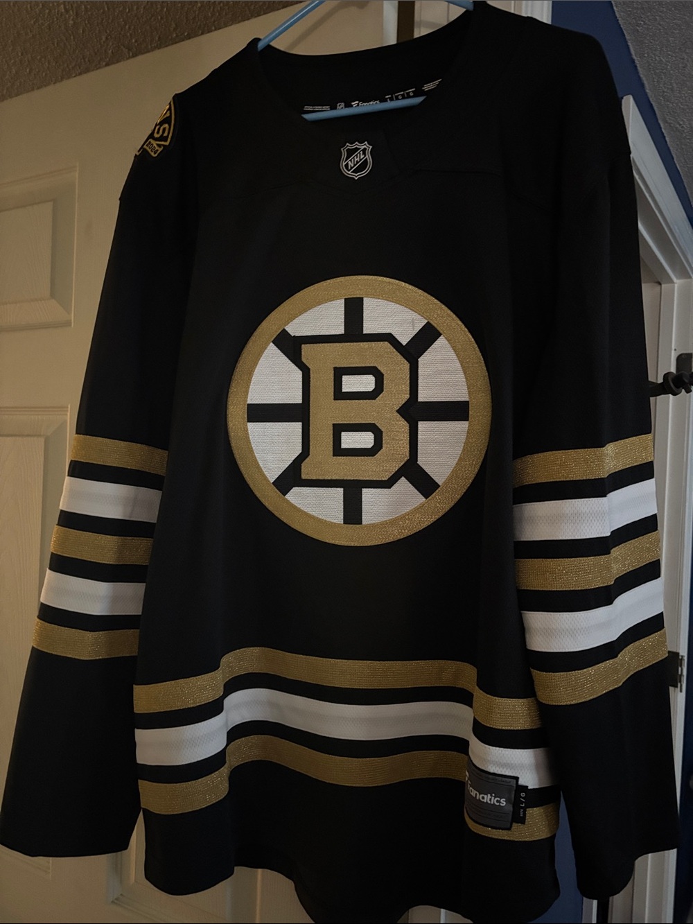 NHL Boston Bruins Black Gold Home Jersey